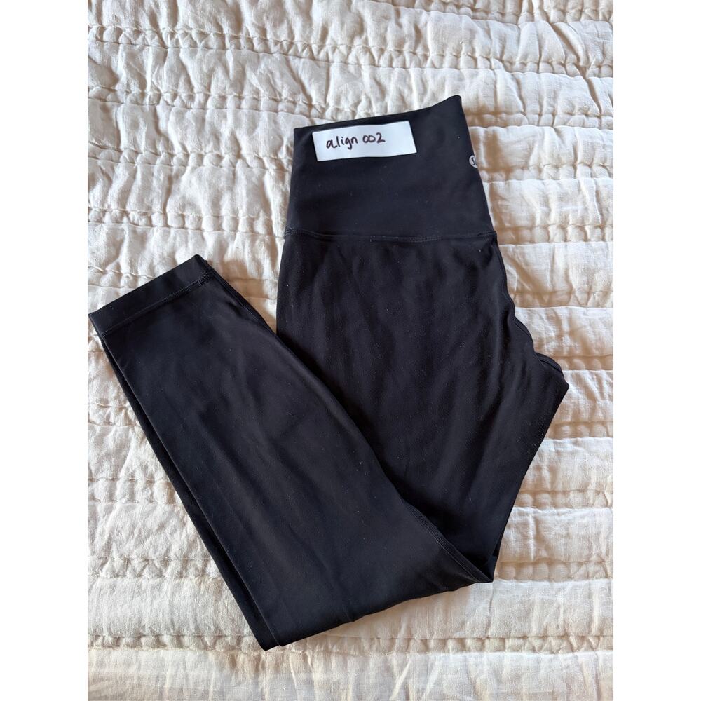 Lululemon Align Leggings II Size 10 Black 25" Inseam